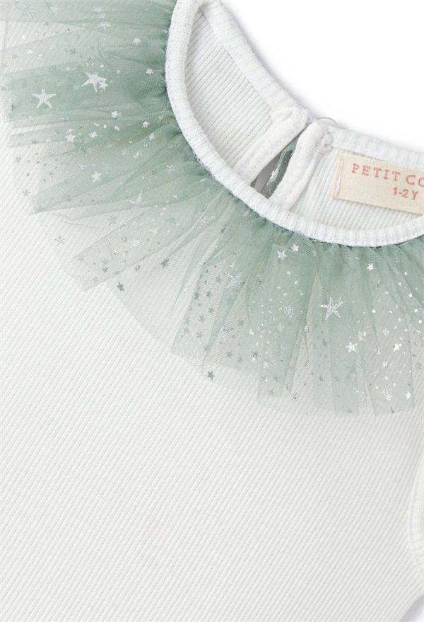 Petit Coral Yıldızlı Bluz Yeşil