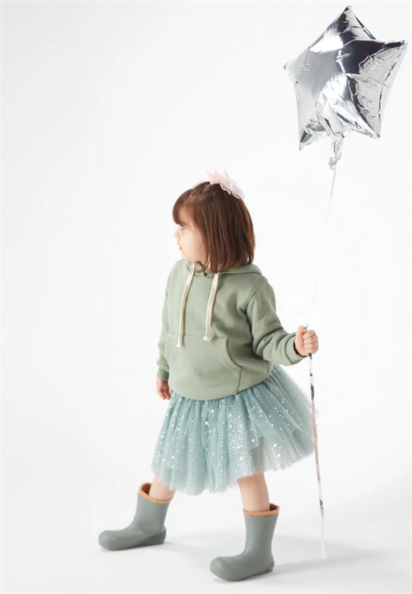 Petit Coral Yıldızlı Etek Yeşil