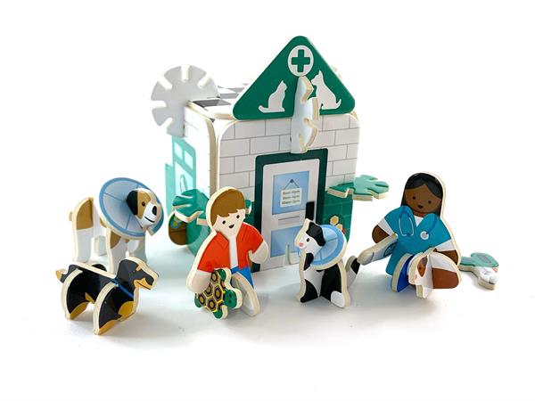 PlayPress - Story Playset - Mini Vets