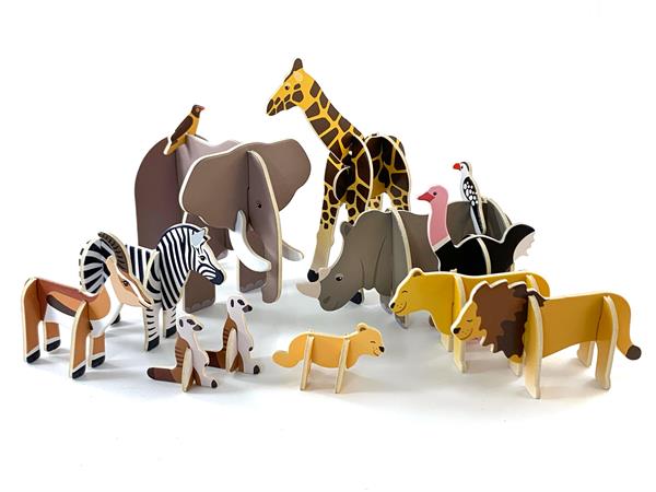PlayPress - Story Playset - Savannah Animals