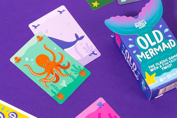 Professor Puzzle - Eşleştirme Kart Oyunu - Old Mermaid