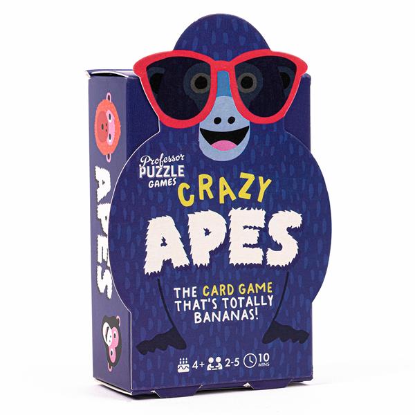 Professor Puzzle - Eşleştirme Kart Oyunu - Crazy Apes
