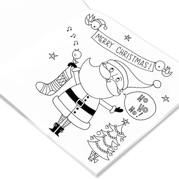 Rachel Ellen Boyama Kitabı / Christmas Santa Scene