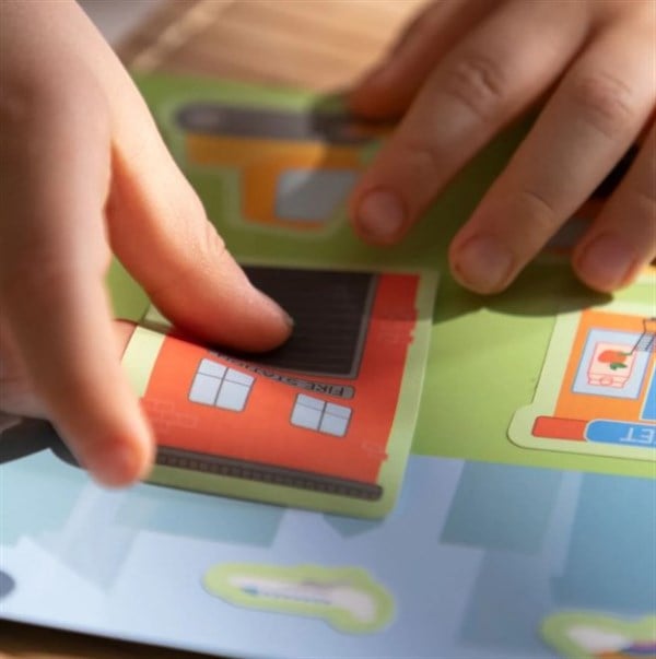 Reusable Sticker Set: My City