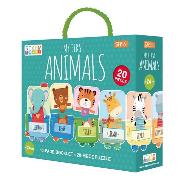 Sassi My First Animals Steam Puzzle