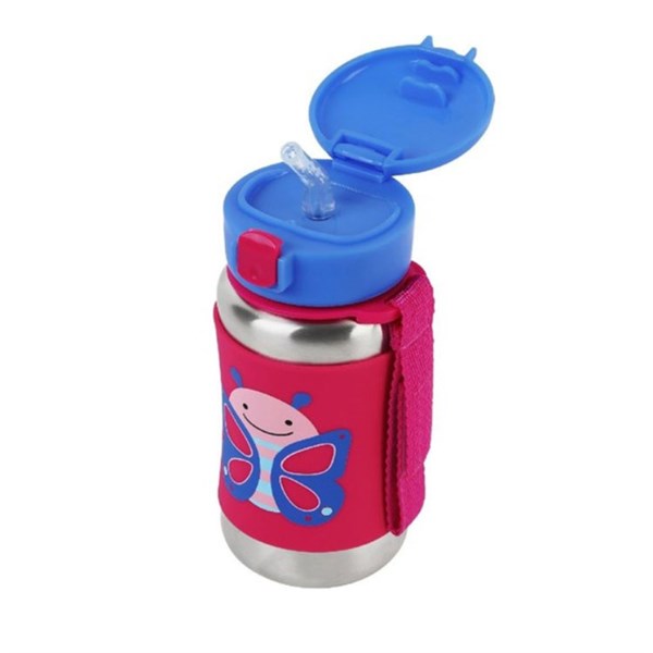 Skip Hop Kelebek Pipetli Çelik Suluk