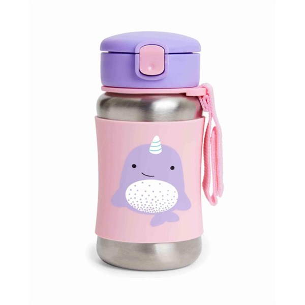 Skip Hop Narwhal Pipetli Çelik Suluk