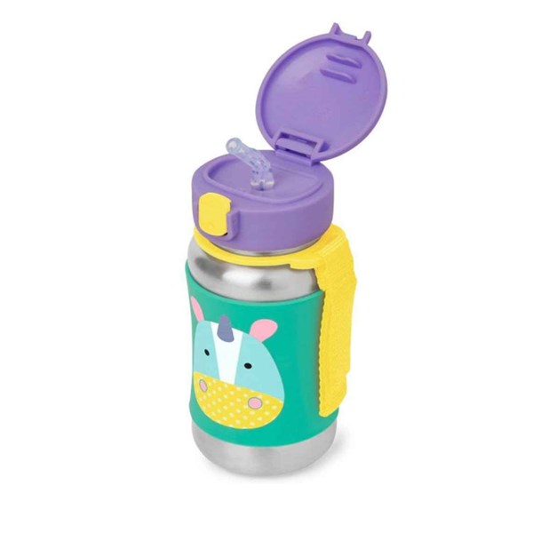 Skip Hop Unicorn Pipetli Çelik Suluk