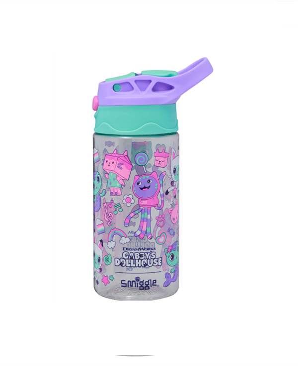 Smiggle - Gabbys Dollhouse BPAsız 440ML Gizli Pipetli Suluk