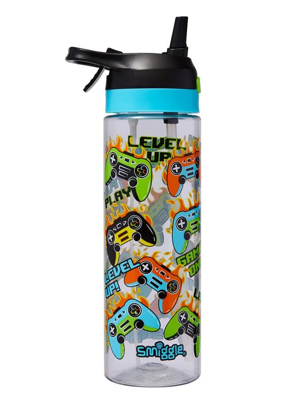 Smiggle - Gush Flip Su Püskürtmeli 700 ML BPAsız Suluk Game On