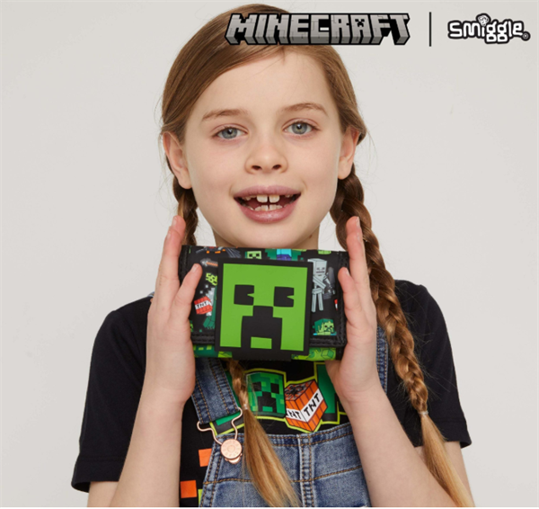 Smiggle - Minecraft Çocuk Cüzdanı