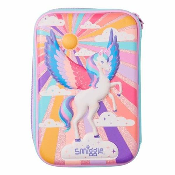 Smiggle - Moonlit Üçlü Hardtop Kalem Kutusu