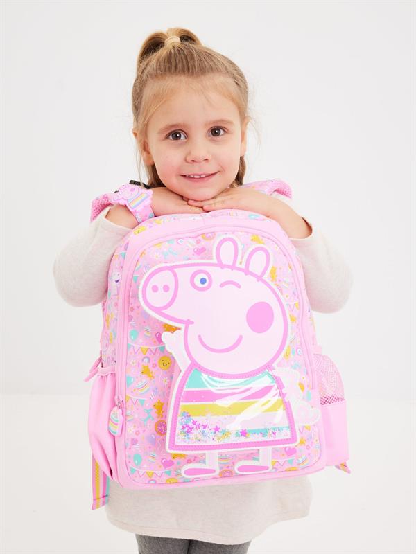 Smiggle - Peppa Pig Junior Kapşonlu Sırt Çantası