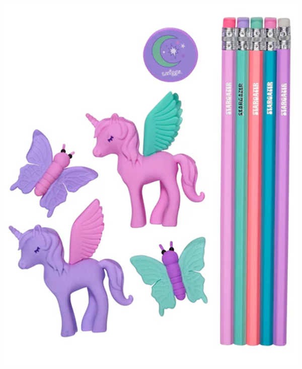 Smiggle - Vision Silgi ve Kalem Seti Stargazer