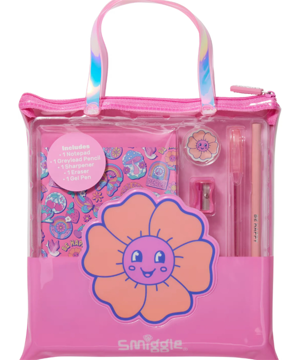 Smiggle - Wonder Mini Çantalı Kırtasiye Seti Çiçek