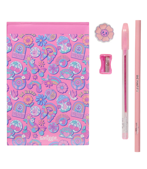 Smiggle - Wonder Mini Çantalı Kırtasiye Seti Çiçek