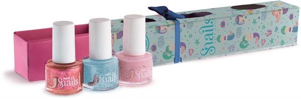 Snails Mini 3lü Su Bazlı Oje - Mermaid