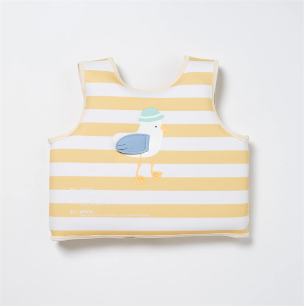 SunnyLife Salty the Mustard Stripe Yüzme Yeleği 3-6 yaş