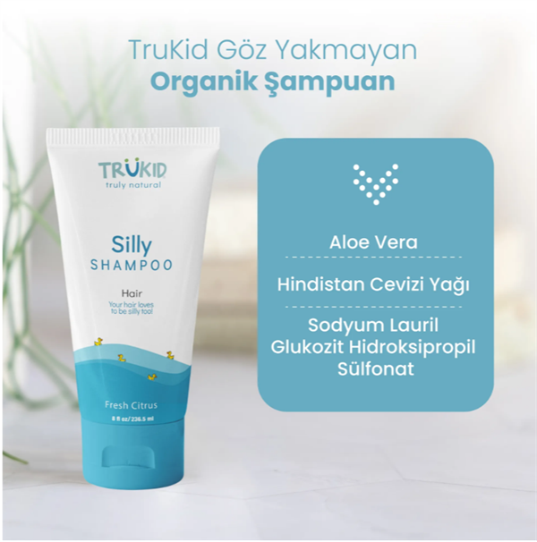 TruKid Göz Yakmayan Organik Şampuan