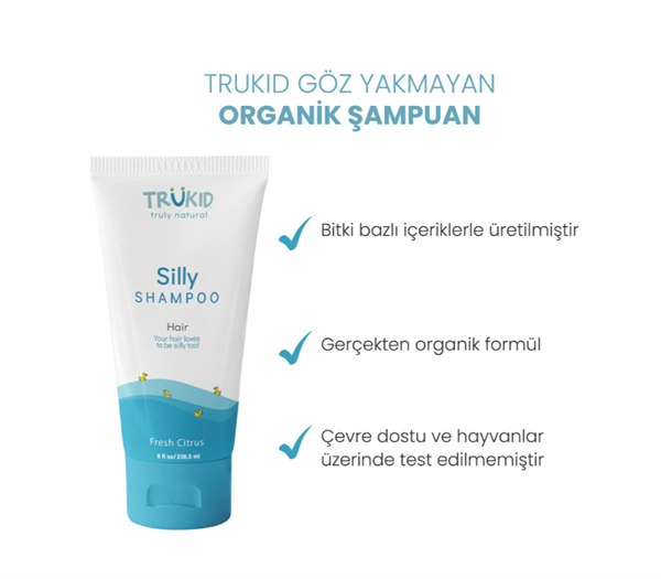 TruKid Göz Yakmayan Organik Şampuan