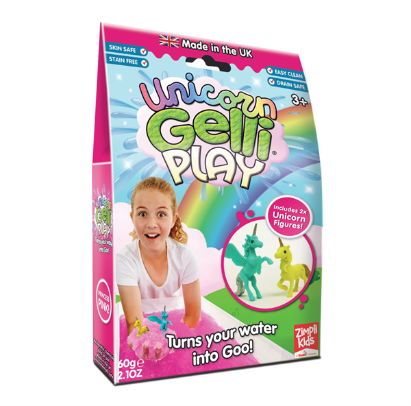 Unicorn Gelli Play - 60 gr Pembe