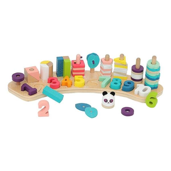 Vilac Ahşap Öğrenme Oyunu 1,2,3