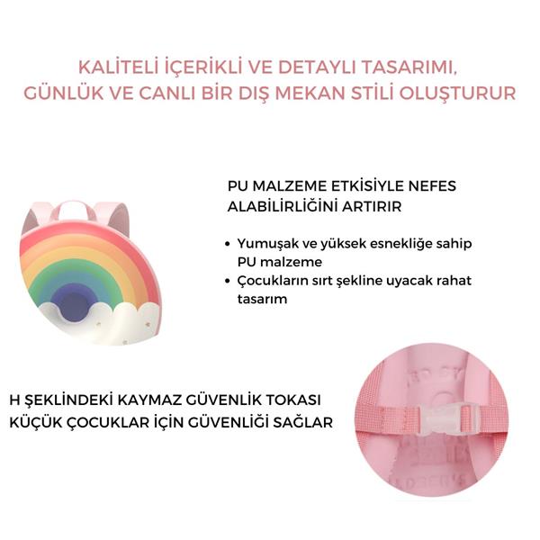 Zoyzoii Donut Serisi Sweet Rainbow Sırt Çantası