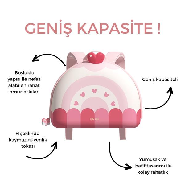 Zoyzoii Dream Serisi Rall Cake Sırt Çantası