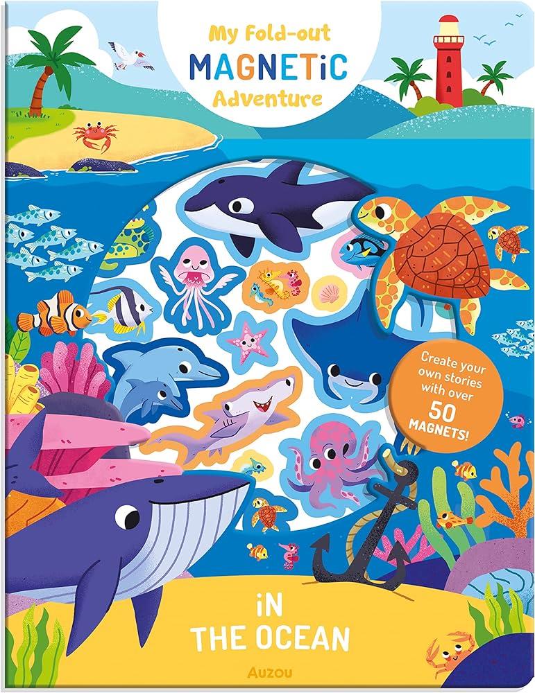 Auzou - My Fold-Out Magnetic Adventure - In The Ocean