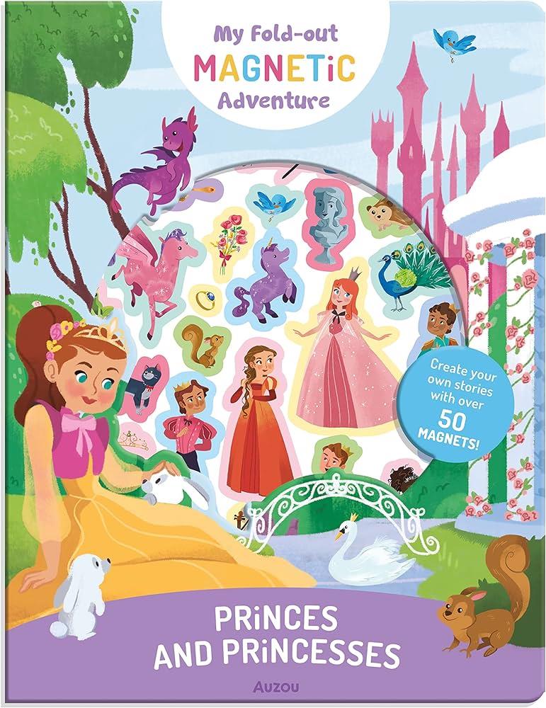 Auzou - My Fold-Out Magnetic Adventure - Princes And Prince