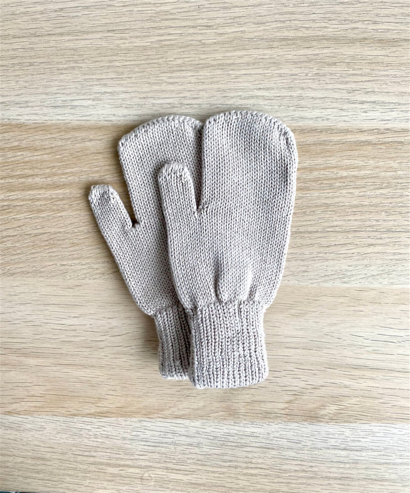 Baboo Parmaksız Eldiven Bej