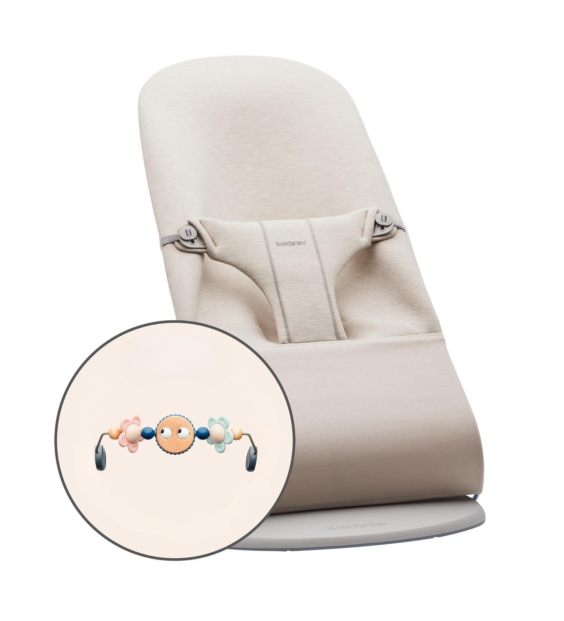 BabyBjörn Pastel Oyuncaklı Bliss Ana Kucağı 3D Jersey Light Beige