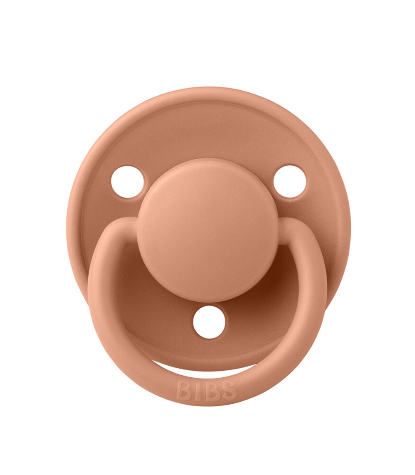 Bibs Delux Silikon Tekli Emzik Peach