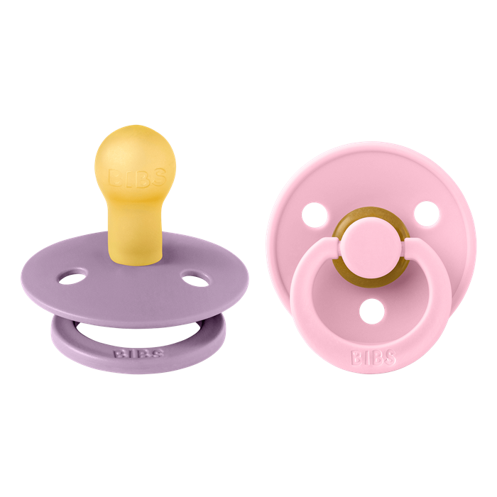 Bibs İkili Latex Emzik lavanta/pink