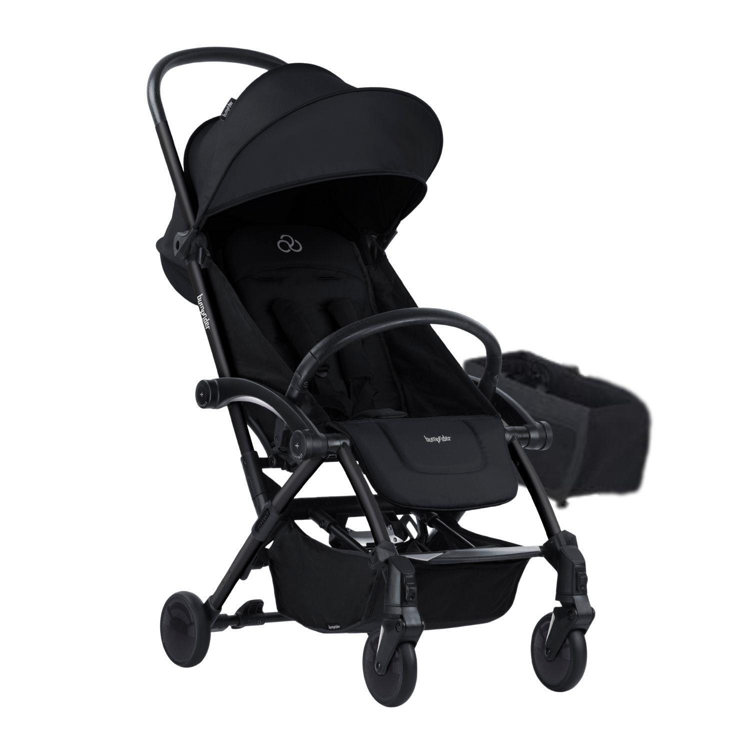 Bumprider Connect 3 Bebek Arabası / Black-Black Yan Düzenleyici Çanta Hediyeli