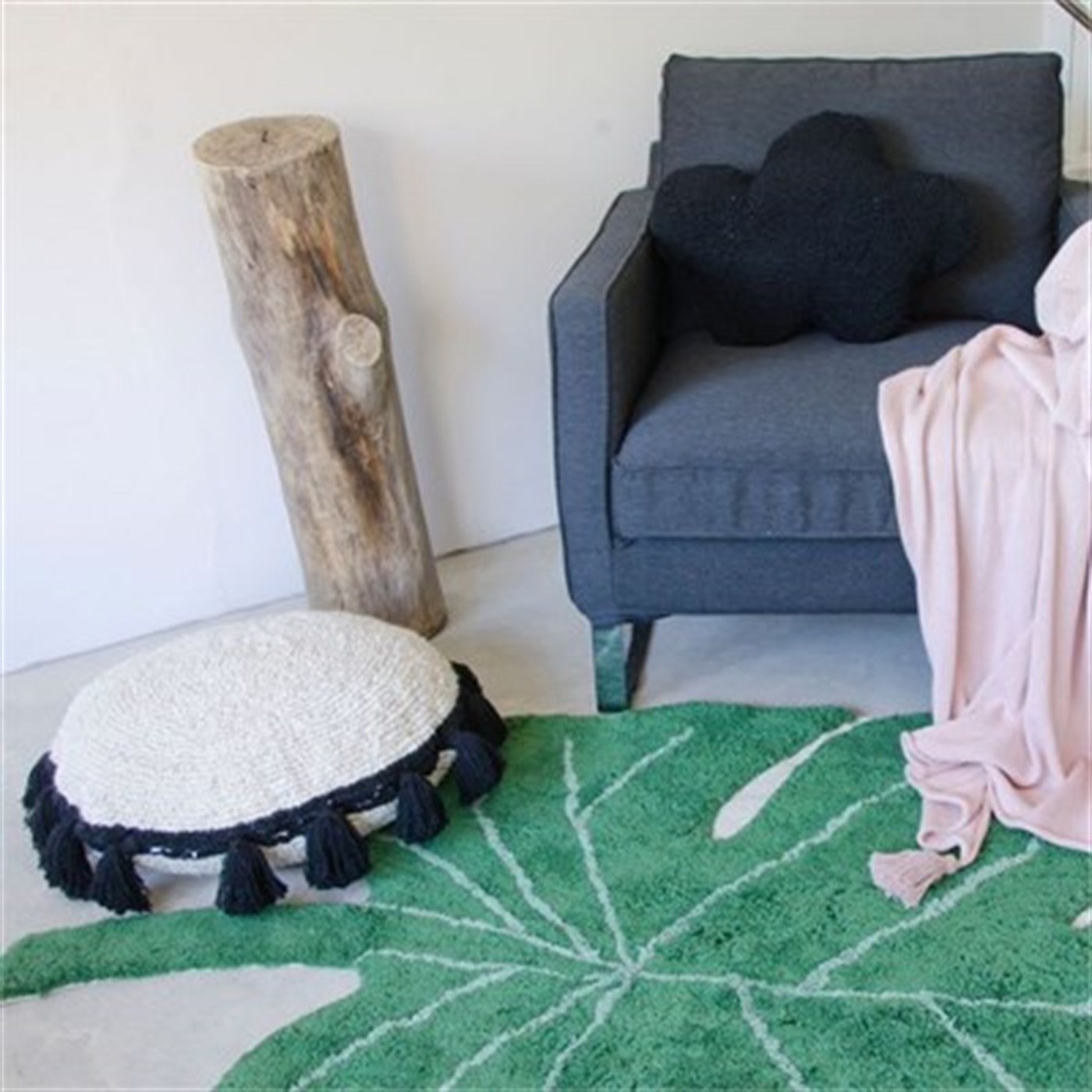 Circle Yastık - Siyah