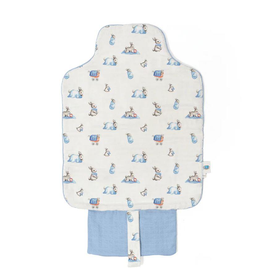 Deux Lapins Çantalı Pratik Katlanabilir Alt Değiştirme Matı Bebe lapin