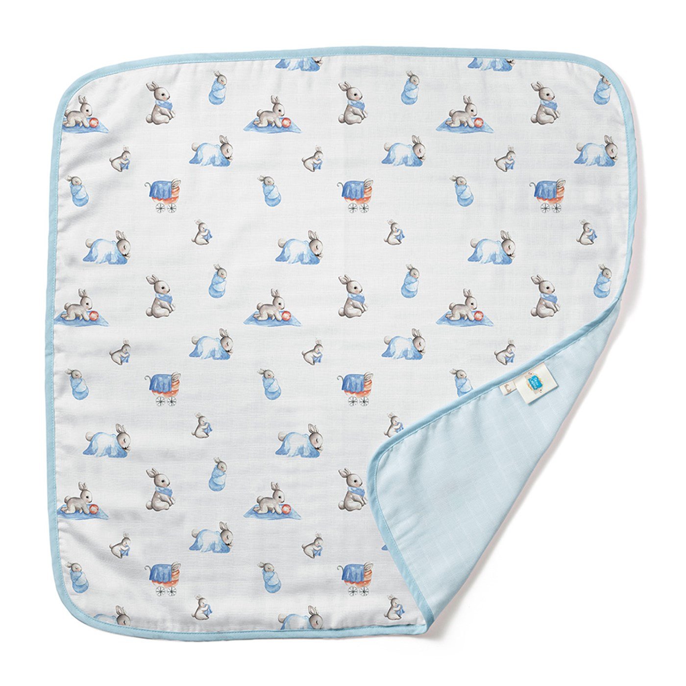 Deux Lapins Çift Kat Müslin Battaniye Bebe lapin