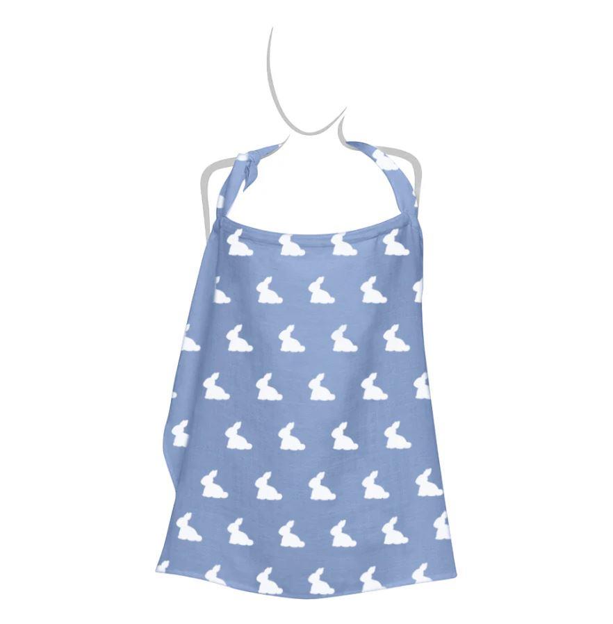 Deux Lapins Emzirme Önlüğü Royal Blue