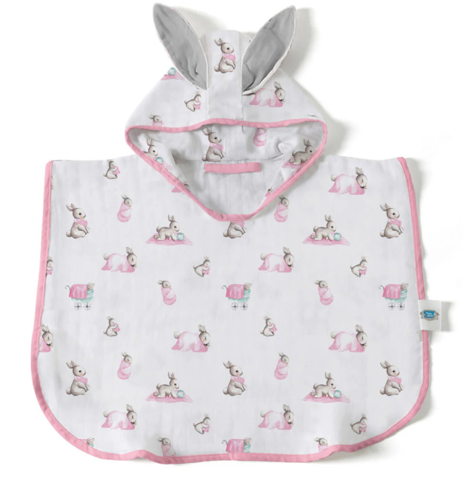Deux Lapins Müslin Panço 4 Yaş Pembe bebe lapin