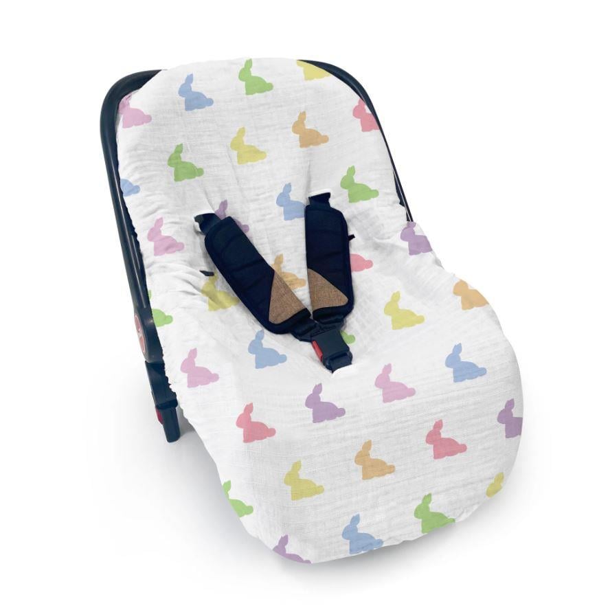 Deux Lapins Müslin Puset Kılıfı Gökkuşağı