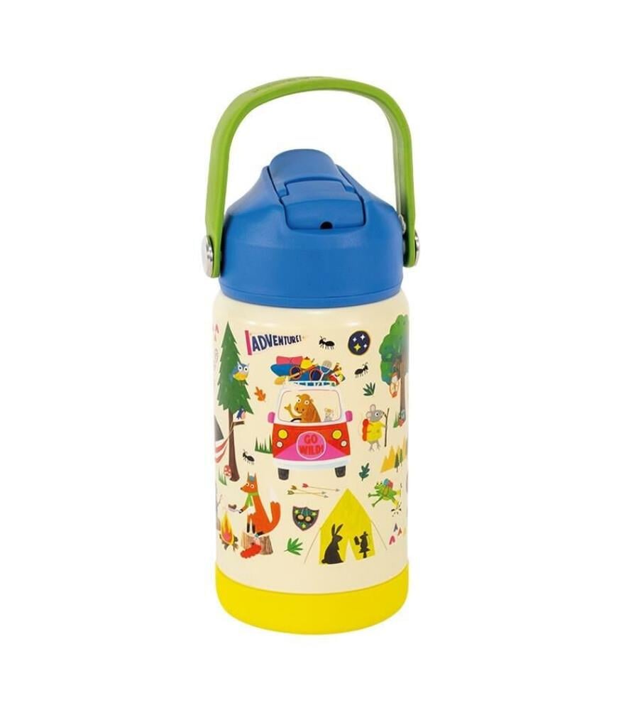 Floss & Rock Paslanmaz Çelik Pipetli Suluk / Adventure