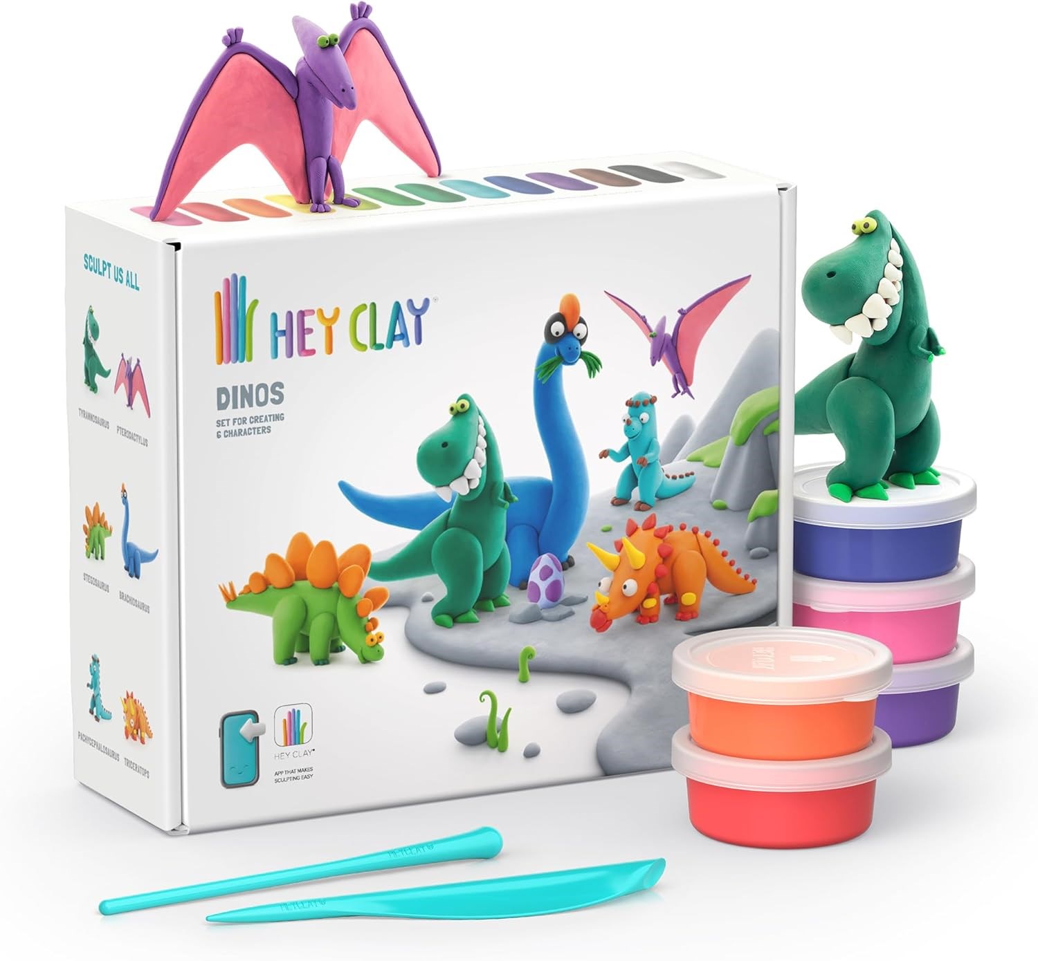 Hava ile Kuruyan Kil (15li kutu) - Dinozorlar