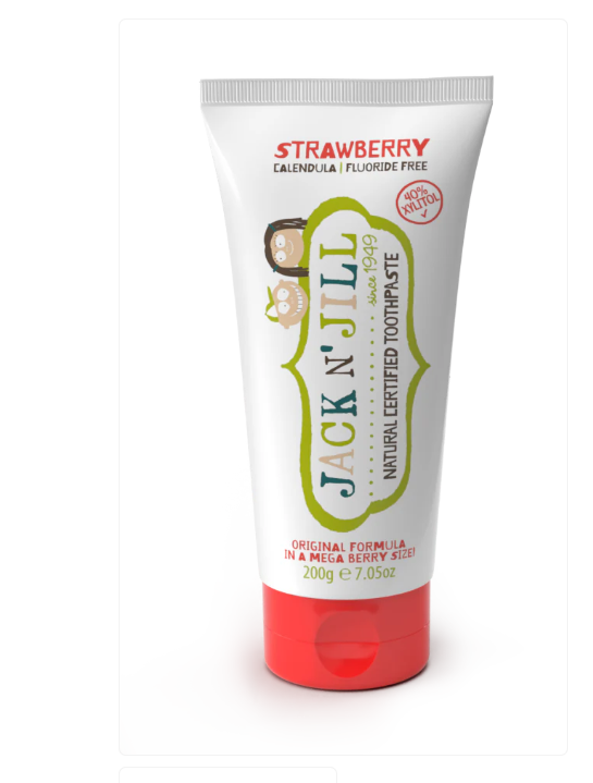 Jack N Jill Doğal Diş Macunu Megaberry - Strawberry 200g