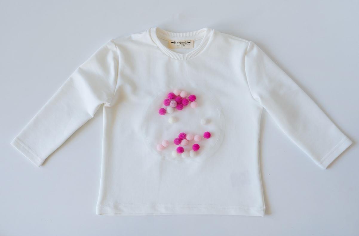 La Pomponette Uzun Kollu T-shirt Mia