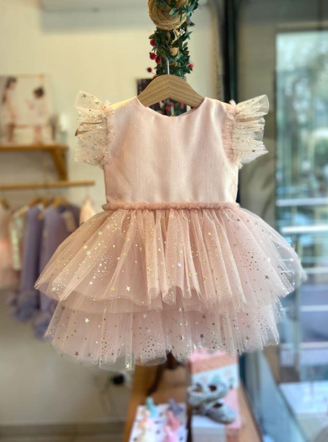 Le Petit Mico Parti Elbisesi Blush Star