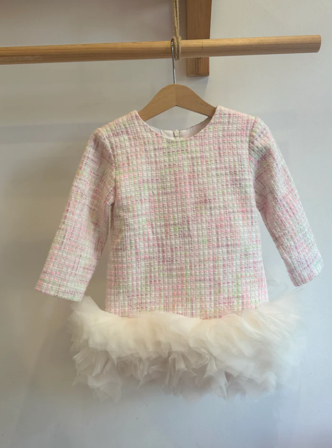 Le Petit Mico Parti Elbisesi Vanilla