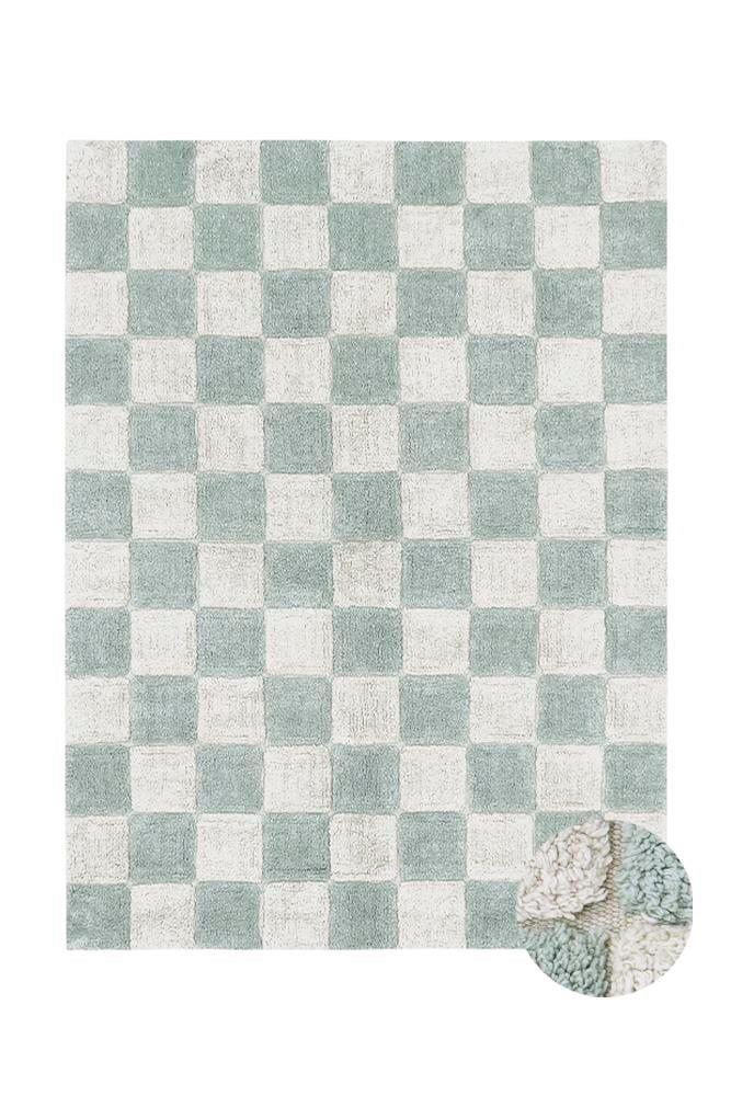 Lorena Canals Çocuk Odası Halısı, Kitchen Tiles Blue Sage XS