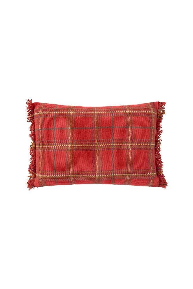 Lorena Canals Çocuk Odası Yastığı, Tartan Mapple Red