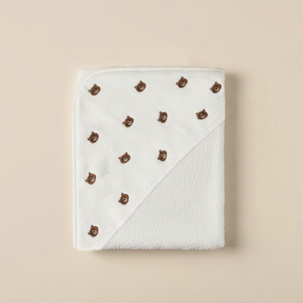 Mama Yoyo Nakışlı Kundak Havlu Ayı